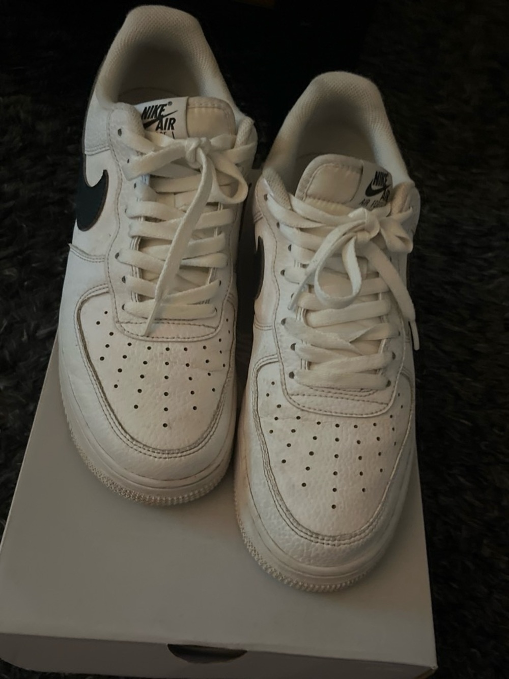Flexible with prices Nike Kids White Sneakers with Black Swoosh